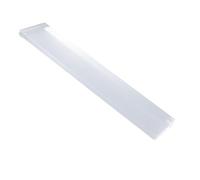 MALSSE Acrylic Keyboard Wrist Rest With Ergonomic Hand Clear Pad For Long Typing Hours Acrylic Keyboard Rest