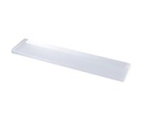 MALSSE Acrylic Keyboard Wrist Rest With Ergonomic Hand Clear Pad For Long Typing Hours Acrylic Keyboard Rest