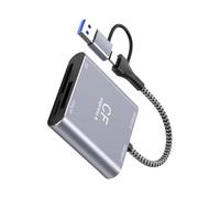MALSSE Aluminum CFE Card Reader 10Gbps USB 3.2 Gen 2 Fast Speed Type B Card Connector For Phone Tablets Cfe Reader For Photographer