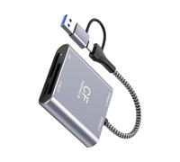 MALSSE Aluminum CFE Card Reader 10Gbps USB 3.2 Gen 2 Fast Speed Type B Card Connector For Phone Tablets Cfe Reader For Photographer