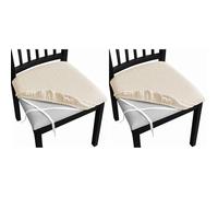 MALSSE Chair Covers for Dining Room, Soft Jacquards Stretch Slipcover for Large Size Dining, Washable Removable Stretch Covers