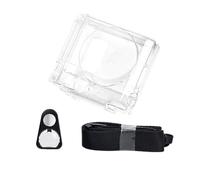 MALSSE Clear Protective Covers for Camera Case with Shoulder Strap Durability PC Shell Protective Case