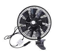 MALSSE Clip On Car Fan With Power Two Speed Settings Travel Friendly Vehicle Fan ABS For Effective Cooling During Trip Travel For Car