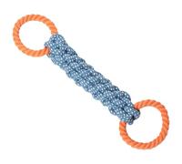 MALSSE Colorful Interactively Dog Chew Rope Toy Natural Cotton Dentals Chew Toy For Aggressive Chewers Durability Dog Chewing