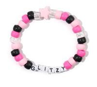 MALSSE Colorful Letter Bead Chain Pendant Charm Lightweight Acrylic Jewelry Perfect For Everyday Outfits Teen Girls Trendy Letter Bead