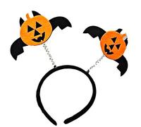 MALSSE Cosplay Costume Pumpkin Bat Headband Halloween Costume Role For Play Party Supplies Carnival Dress-up HeadPiece Pumpkin Hair Hoop Carnival Prom Props