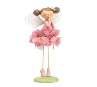 MALSSE Cute Long Leg Girl Figurine Sculpture Resins Craft Standing Girl Statue Book Shelves Table Ornament Home Desktops Decors Home Desktops Decorations Ornament
