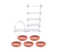 MALSSE Delicate Landscape Stand Rack Cave Terrarium Hideouts Shrimp Frame Statue Aquariums Habitat Decors Aquarium Decorations Large