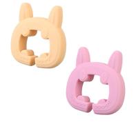 MALSSE Detachable Silicone Spoon Spatula Rest with Puss Ears Heatproof Planner Clip for Cooking Tools & Gifts Animal Shaped Kitchen Planner