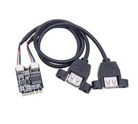 MALSSE Durability PCIe To USB Cable Wifi KEY A+E To USB Cable Enhancing Portability And Device Compatibility PCIe To USB Adapter