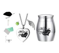 MALSSE Durablity Urn Necklace Pendants And Cinerary Caskets Keepsakes To Preserve Cherished Reminders Storage Container Urn Necklaces For Ashes Necklaces For Ashes Pet
