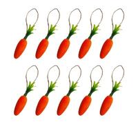 MALSSE Easter Carrot Hangings Decors Colorful Artificial Carrots For Festival Easter Party Supply Home Craft Decorations Living Rooms
