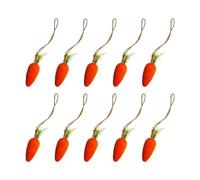 MALSSE Easter Carrot Hangings Decors Colorful Artificial Carrots For Festival Easter Party Supply Home Craft Decorations Living Rooms