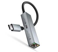 MALSSE Easy To Use USB C To Ethernet Adapter USB Type C To RJ45 Networking Adapter Highly Speed Internet 1000Mbps Speed Ethernet Adapter