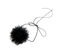 MALSSE Elegant Big Flower Clavicle Chain Necklace For Women Floral Adjustable Rope Choker Neckwear Jewelry Accessory Necklace For Women