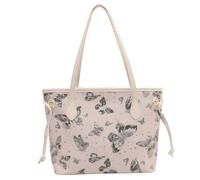 MALSSE Elegant Butterfly Pattern Large Capacity Top Handle Bag Functional Casual Shoulder Purse PU Leather Satchel For Women Daily Commute Women's Bag