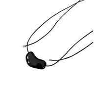 MALSSE Elegant Styles Love Heart Pendant Adjustable Charm Choker Necklace In Vibranting Color For Daily Use Casual Wear Large Heart Pendant