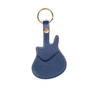 MALSSE Fashion Guitar Pick Organizers Guitar Shape Pick Storage Bag Accessory Tool Pocket PU Texture for Picks Portable Pouch for Musicians