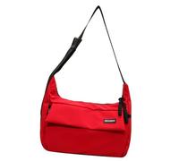 MALSSE Fashionable Ample Space Crossbody Bag For Women And Men Japanese College Multipurpose Shoulder Bag With Adjustable Strap Zippered Crossbody Bag