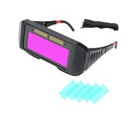 MALSSE Full Spectrum Shielding Welding Goggles with Auto Adjusting Lens and Flexible Frame for Cutting Tasks Welding Goggles