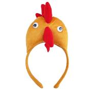 MALSSE Funny Chicken Rooster Headband For Party Wear For Music Festivals Photo Booth Girl Photography Cartoon Hairband