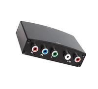 MALSSE HDTV To Component Converter To 1080P YPbPr Video Sound Adapter 480P 720P 1080i Transmission Portable To Component Converter