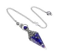 MALSSE Healings Stone Pendulums Hexagonal Shape Crystal Pendants Decoration For Spiritual Guidance Gifts Natural Stone Dowsing