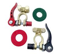 MALSSE High Current Copper Battery Terminals Connectors Secure Spring Clamp Design For Automotive & Agricultural Equipment 2pcs High Current Battery Terminal Connectors