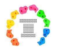 MALSSE Improve Strength Balance With 10Pcs Rock Climbing Holds Exciting Climbing Rock For Kid Enhances Physical Development Physical Training