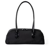 MALSSE Korean Designs Nylon Shoulder Bag For Women Simple And Elegant Handbag Large Capacity Underarm Purse For Work Travel Trendy Women's Bag