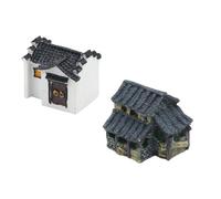 MALSSE Landscape Cave House Landscape Fish Tanks Decorations For Aquariums Terrarium Shrimp House Ancient Ornaments Aquariums Decorations