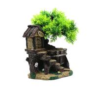 MALSSE Landscape Pine Tree House Landscape Fish Tanks Decorations For Aquariums Terrarium Shrimp House Ancient Ornaments