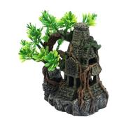 MALSSE Landscape Tree Building Landscape Fish Tanks Decorations For Aquariums Terrarium Shrimp House Ancient Ornaments Aquarium Decoration