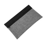 MALSSE Large Pencil Case 24x12cm Polyester Pen Pouches Zippered Pencil Storage Bag Travel Cosmetic for Office School Multipurpose Pen