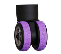 MALSSE Luggage Wheel Covers Luggage Compartment Wheel Protections Cover Caster Shoes Silicone Protector Covers Silicone Suitcase Protector For Suitcase
