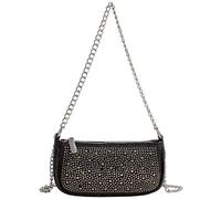 MALSSE Luxurious Rhinestones Jean Shoulder Bag with Adjustable Chain Crossbody Purse for the Modern and Stylish Woman Party Wear Bag