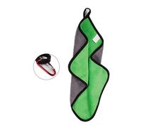 MALSSE Microfiber Fishing Towel With Clips Thickened Cleans Outdoor Cleans Tools Hands Easy To Use Thickened Cleaning Towel