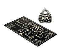 MALSSE Mystical Spirits Talking Board with Planchette Wooden Spirits Metaphysical Message for 2 and More Player Pendulums Dowsing Divinations Board
