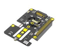 MALSSE NVMe To PCIe Adapter With Coolers Fan Automatic Discoloration LED Expansion Card For PC Computers