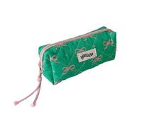 MALSSE Pencil Case Zippered Bag 7.6x3.4x3Inch for Student Adult Large Capacity Pen Pouches Travel Cosmetic Storage Girls