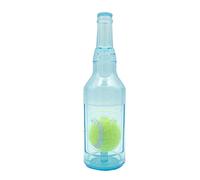 MALSSE Pet Chew Toy Teething Toy Beer Bottle Toy With Tennis Molar Pet Chew For Teething Toy Reward Molar Toy For Puppy Dog Chew Toy For Large Dogs