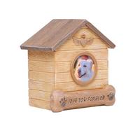 MALSSE Pet Cremation Urn For Dogs Cats Ashes Pet Memorial Cinerary Casket With Memorial Words Pet Urns Box Keepsakes Ashes Box Pet Remembrances