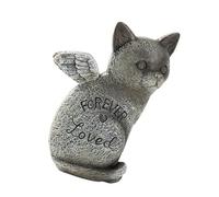 MALSSE Pet Memorial Stones Pet Dog Resin Ornament For Outdoor And Indoor Remembrance Memorial Pet Wing Dog Cats Memorial Figurine
