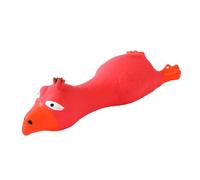 MALSSE Pet Toy Teething Chicken With Sound Molar Pet Chew For Teething Chicken Reward Molar For Puppy Dog Squeaky Toy