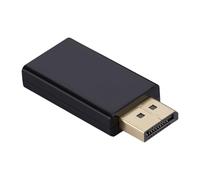 MALSSE Plugs And Play DisplayPort Adapter 4K 30Hz Converter Gold Plated Connector For PC Laptop Monitor Projectors Home Theater Gold Plated Connector For HDTV