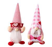 MALSSE Popular Cartoon Character Doll Valentine's Day Gnomes Present For Anime Fan Doll Delightful Addition Handmade Valentines Decor