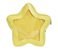 MALSSE Popular Clear Backpack Fashion Forward Transparent Bag With Yellow Star Pattern For Students And Travel Enthusiasts Backpack For Women Backpacks Girls School Backpacks Girls Preppy