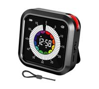 MALSSE Portable Countdown Timer Back for Home Fitness Easy Read Visual Timer