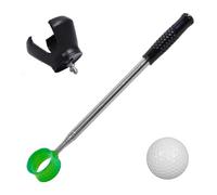 MALSSE Portable Golfs Ball Grabbers Pick Up Tool Scooper Stainless Steel Telescopic Pickers Accessories Telescopic Golf Ball Retrievers