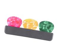 MALSSE Portable Guitar Pick Case with 3 Picks Storage Container Light Weight Display Easy to Use Light Weight Guitar Display